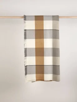 L&M Home Alby Toffee Australian Wool Blanket Cheap
