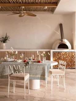 L&M Home Algarve Aloe Table Cloth Shop