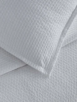 L&M Home Aspen White Pure Cotton Quilt Outlet