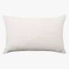 L&M Home Ava Nougat Pure Linen Rectangle Cushion Cheap