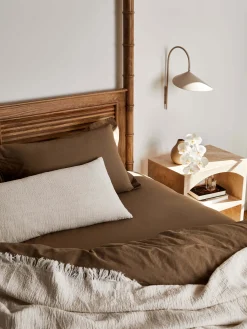 L&M Home Avenue Cafe Linen & Cotton Pillowcases Online