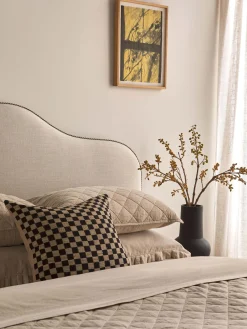 L&M Home Avenue Oatmeal Linen & Cotton Sheet Set Outlet