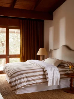 L&M Home Avenue White Linen & Cotton Valance Online