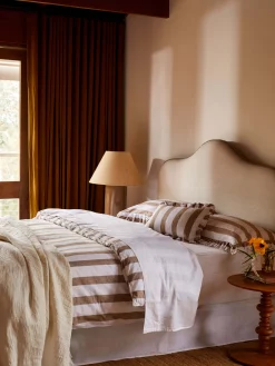 L&M Home Avenue White Linen & Cotton Sheet Set Store