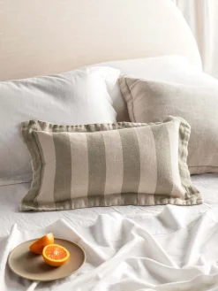 L&M Home Avenue White Linen & Cotton Sheet Set Store