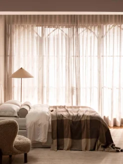 L&M Home Avenue White Linen & Cotton Pillowcases Cheap