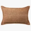 L&M Home Burton Cafe Tailored Heavy Linen Rectangle Cushion Store