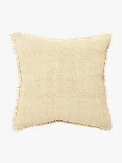 L&M Home Burton Limone Heavy Linen Cushion Hot