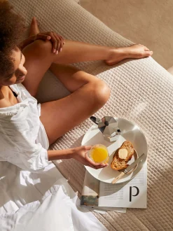 L&M Home Como Organic Cotton Pillowcases New