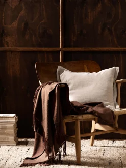 L&M Home Echo Natural Pure Linen Cushion Store