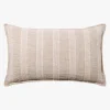 L&M Home Elio Latte Pure Cotton Rectangle Cushion Shop