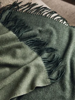 L&M Home Ellis Fern Cashmere/Australian Wool Throw Store