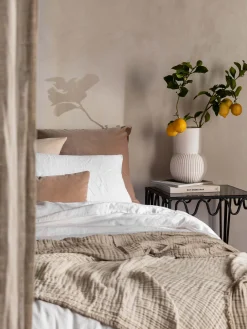 L&M Home Etro Almond Velvet Cushion Best