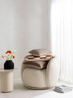 L&M Home Etro Cacao Velvet Cushion Best