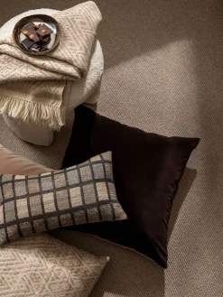 L&M Home Etro Chocolate Velvet Cushion Outlet