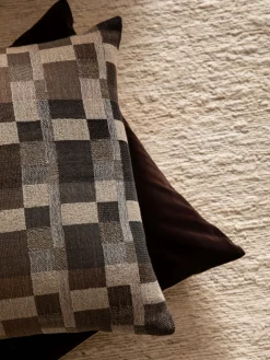 L&M Home Etro Chocolate Velvet Cushion Outlet