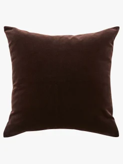 L&M Home Etro Chocolate Velvet Cushion Outlet