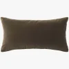 L&M Home Etro Olive Lumbar Velvet Cushion Sale