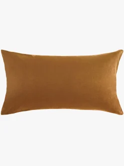 L&M Home Etro Toffee Lumbar Velvet Cushion Discount