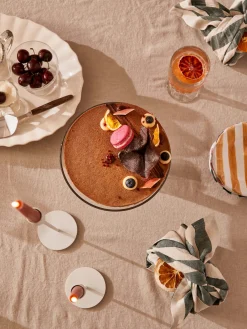 L&M Home Evora Chalk Platter Flash Sale