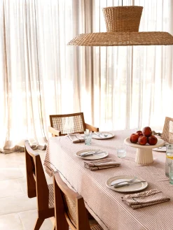 L&M Home Faro Baked Clay Table Cloth Best