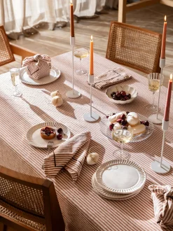 L&M Home Faro Baked Clay Table Cloth Best