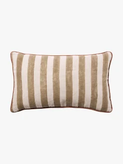 L&M Home Genoa Baked Clay Reversible Linen Cushion Clearance