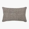 L&M Home Gia Black Reversible Linen Cushion Fashion