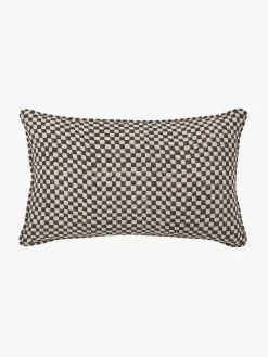 L&M Home Gia Black Reversible Linen Cushion Fashion