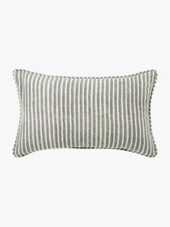 L&M Home Gia Jade Reversible Linen Cushion Discount