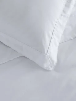 L&M Home Grosgrain White Egyptian Cotton Duvet Cover Set Sale