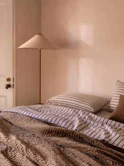 L&M Home Loft Graphite Linen & Cotton Pillowcases Flash Sale