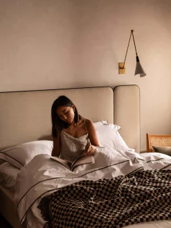 L&M Home Matteo Wool & Silk Throw Flash Sale