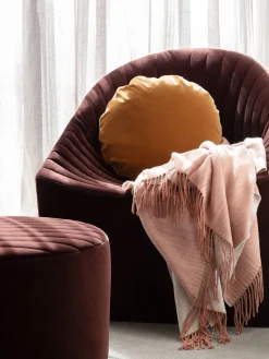 L&M Home Mix Earth Cashmere/Australian Wool Throw Cheap