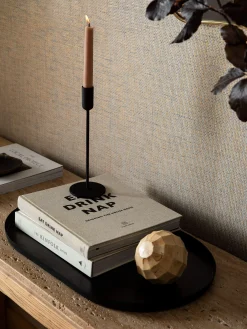 L&M Home Mona Black Candle Holder Outlet