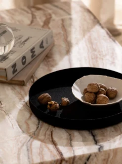 L&M Home Mona Black Tray Discount