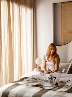 L&M Home Mona Chalk Grand Tray Fashion