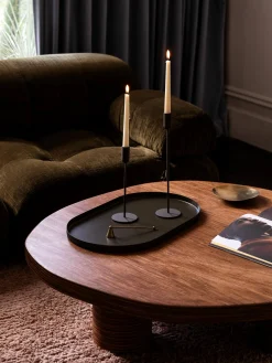 L&M Home Mona Olive Candle Holder Set Cheap