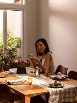 L&M Home Mona Olive Pedestal Best Sale