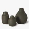 L&M Home Mona Olive Trio of Vases Cheap
