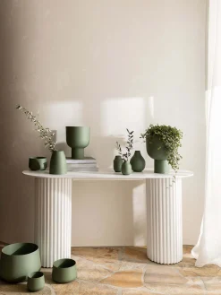 L&M Home Mona Sage Curve Planter Hot