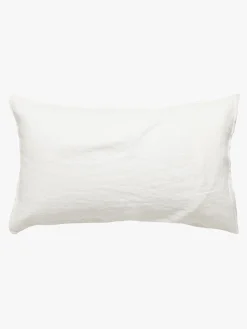 L&M Home Mondo White Organic French Linen Sheet Set Store