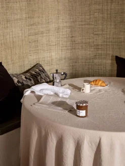 L&M Home Moss White French Linen Napkin Set Sale