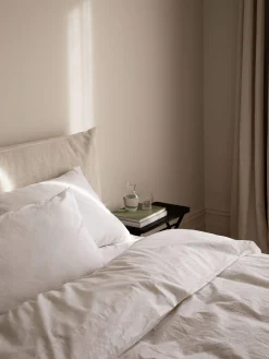 L&M Home Nordic White Portuguese Cotton Sheet Set Store