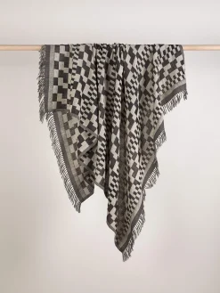 L&M Home Pierre Wool & Silk Throw Discount