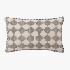 L&M Home Quinn Black Reversible Linen Cushion Online