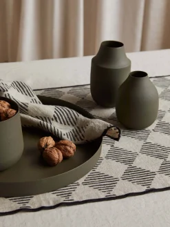 L&M Home Quinn Black Table Runner Discount