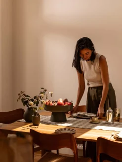 L&M Home Quinn Olive Napkin Set Cheap