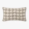 L&M Home Quinn Olive Reversible Linen Cushion Online