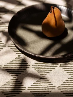 L&M Home Quinn Olive Table Runner New